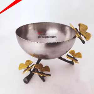 Decorative butterfly Bowl Stainless Steel