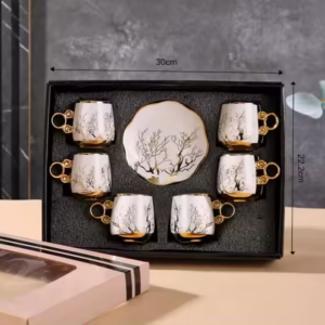2024 New Arabic Ceramic Mugs European Style Coffee Table