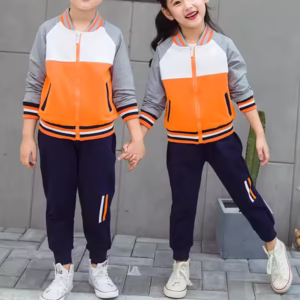 Custom Kindergarten School Boys Girls Sports Suit Spring