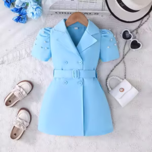 Dress for Kids Children 4-8 Years Old Exquisite Design Suit Skirt