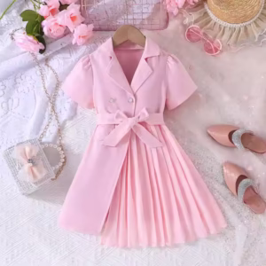 Dress for Kids Children 3-8 Years Old Exquisite Design Suit Skirt